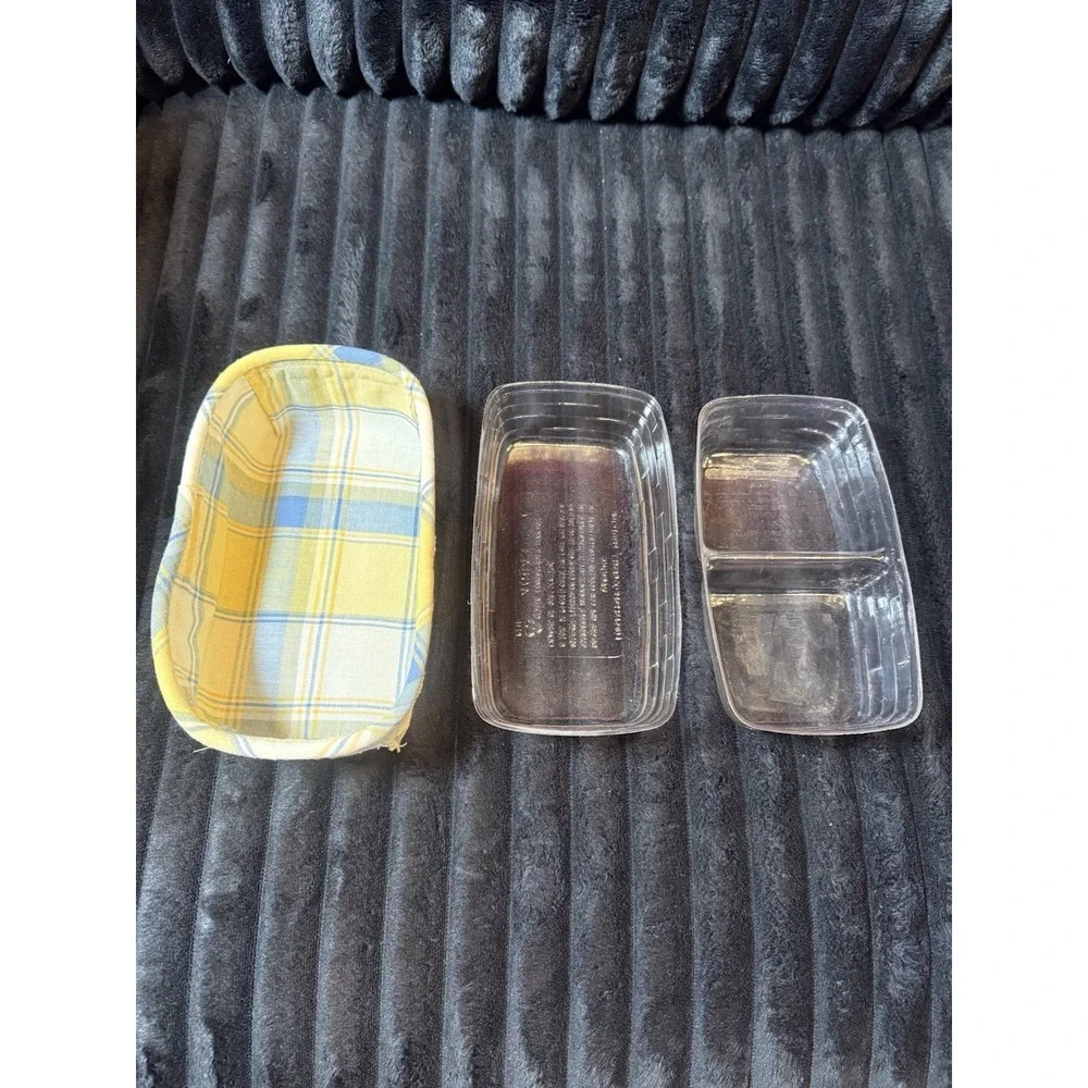 Longaberger 2001 Imagine Believe Achieve Bee Basket With Liner Protector Tie-On